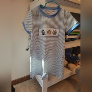 Smocked Zoo Romper